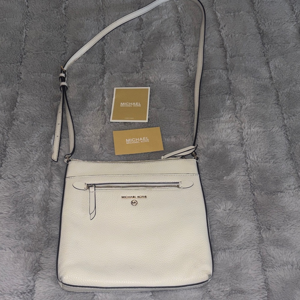 Michael Kors Cream Crossbody Bag